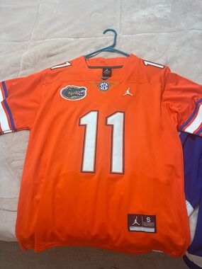Jordan Orange Florida Gators #11 Football Jersey